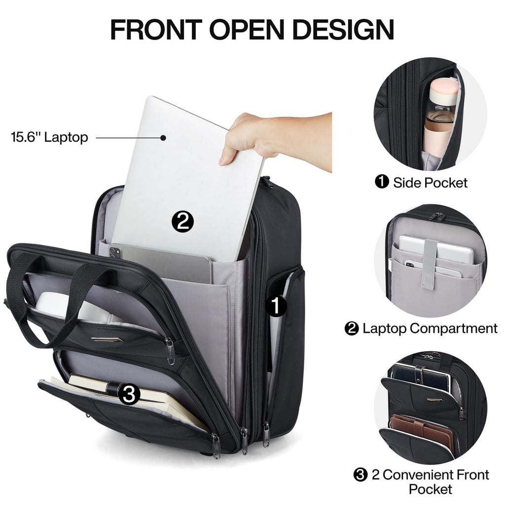 16 Inch Underseat Carry On Luggage with 2 Wheels Q519319