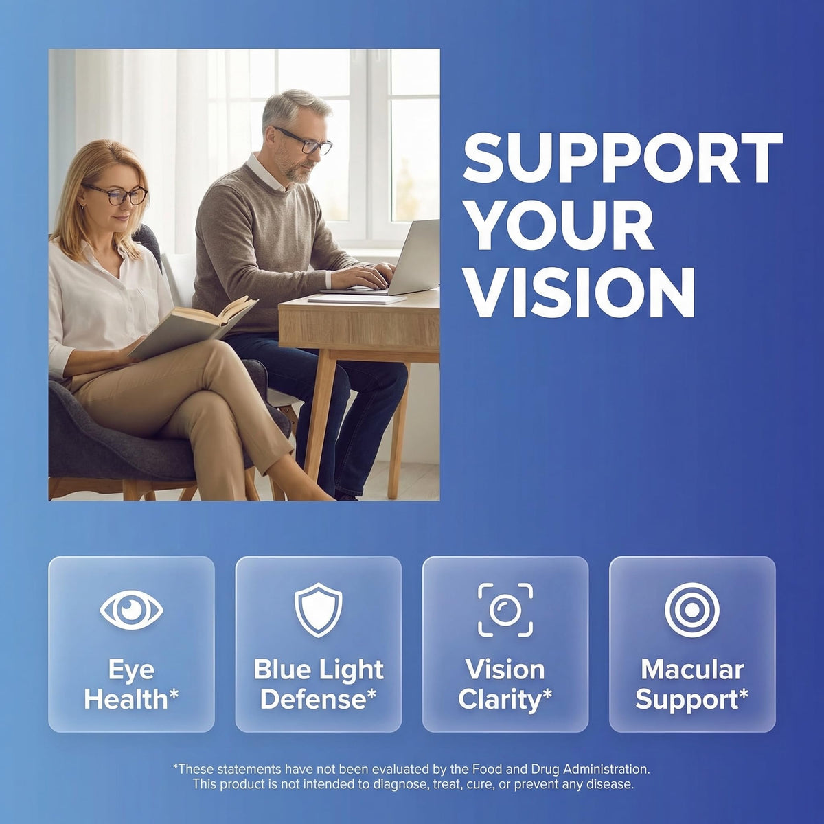 Eye Vitamins with Bilberry Lutein Zeaxanthin Supplement S49851