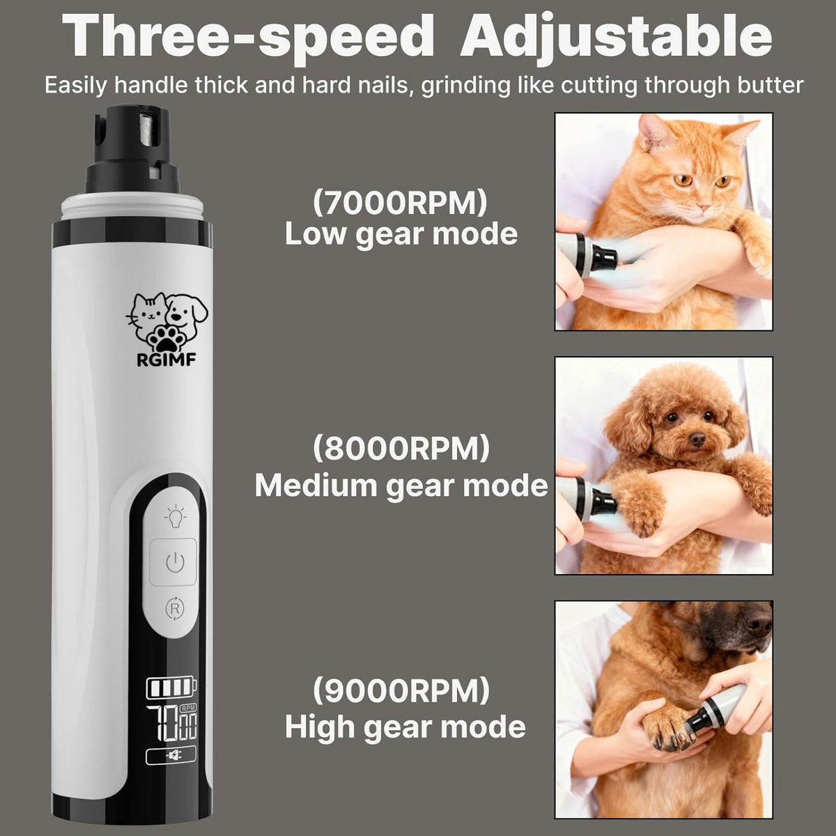 Dog Nail Grinder with Light L94843