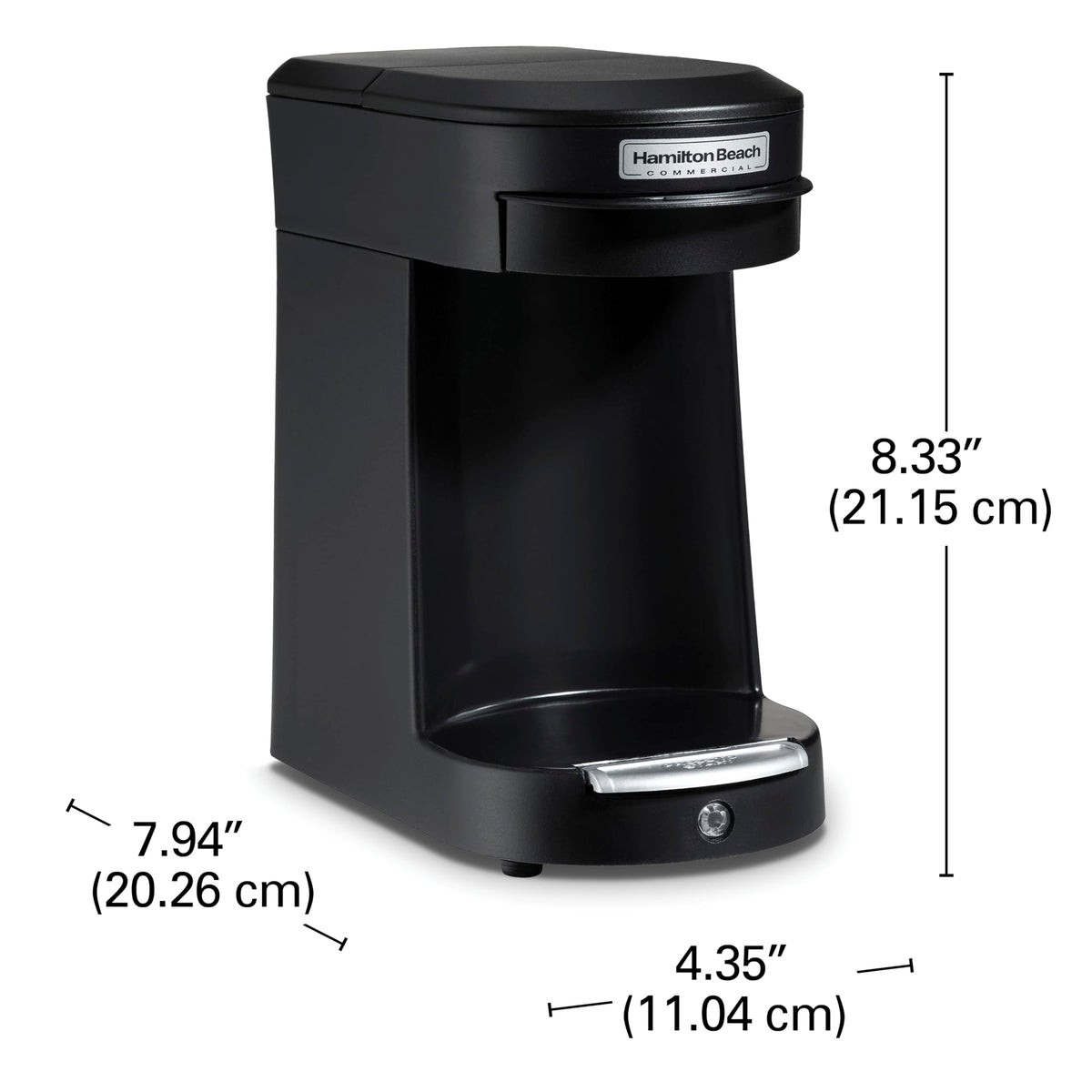 Black Single Serve Pod Coffeemaker C3448