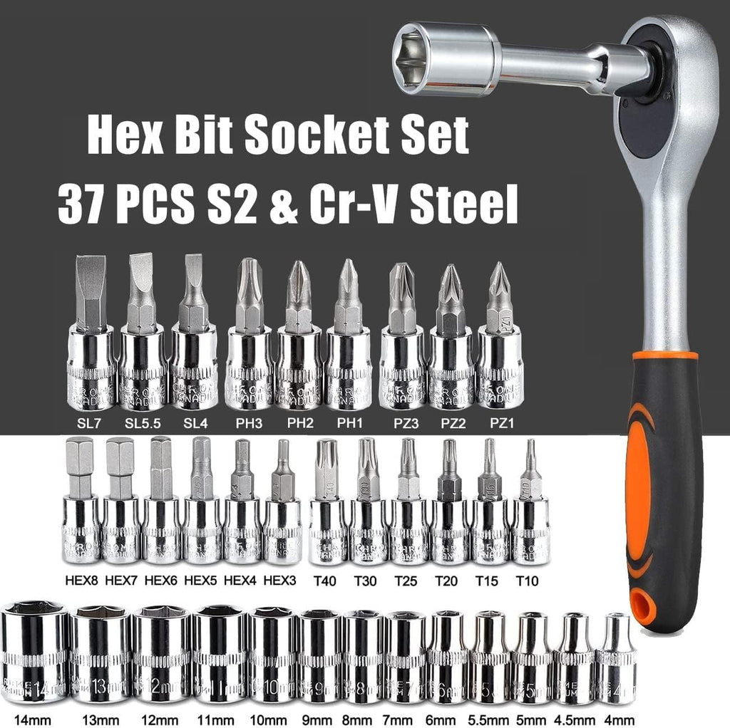 1/4 in. Drive Ratchet Socket Wrench Set C970827