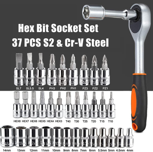 1/4 in. Drive Ratchet Socket Wrench Set C970827