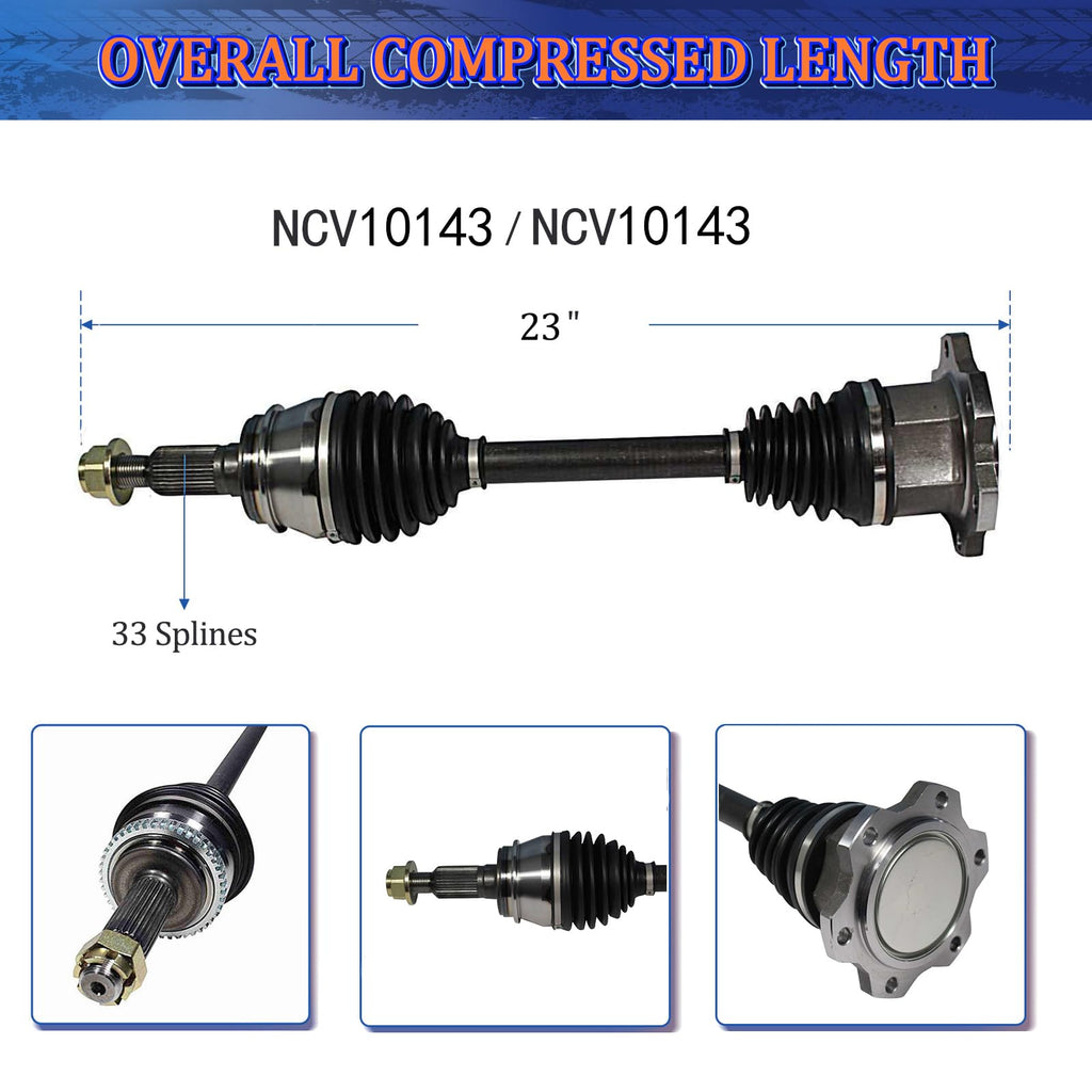 CV Axle Front X823478