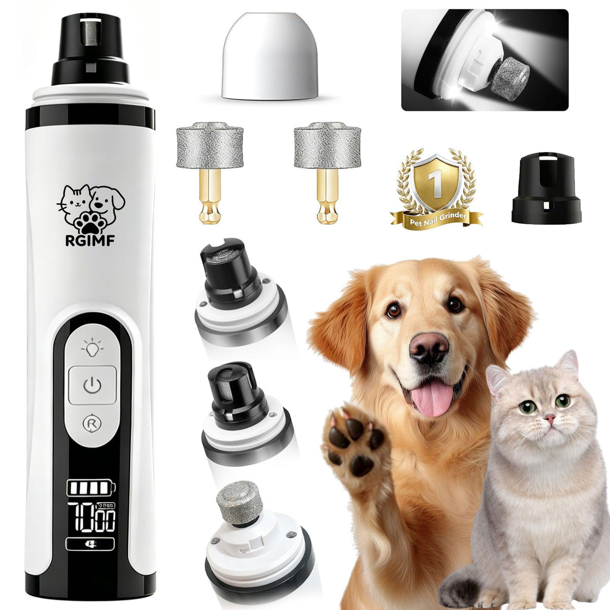 Dog Nail Grinder with Light L94843