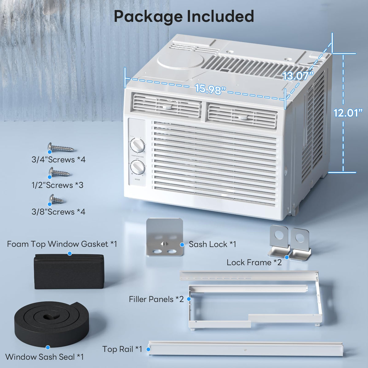 5,000 BTU Window Air Conditioner T88098