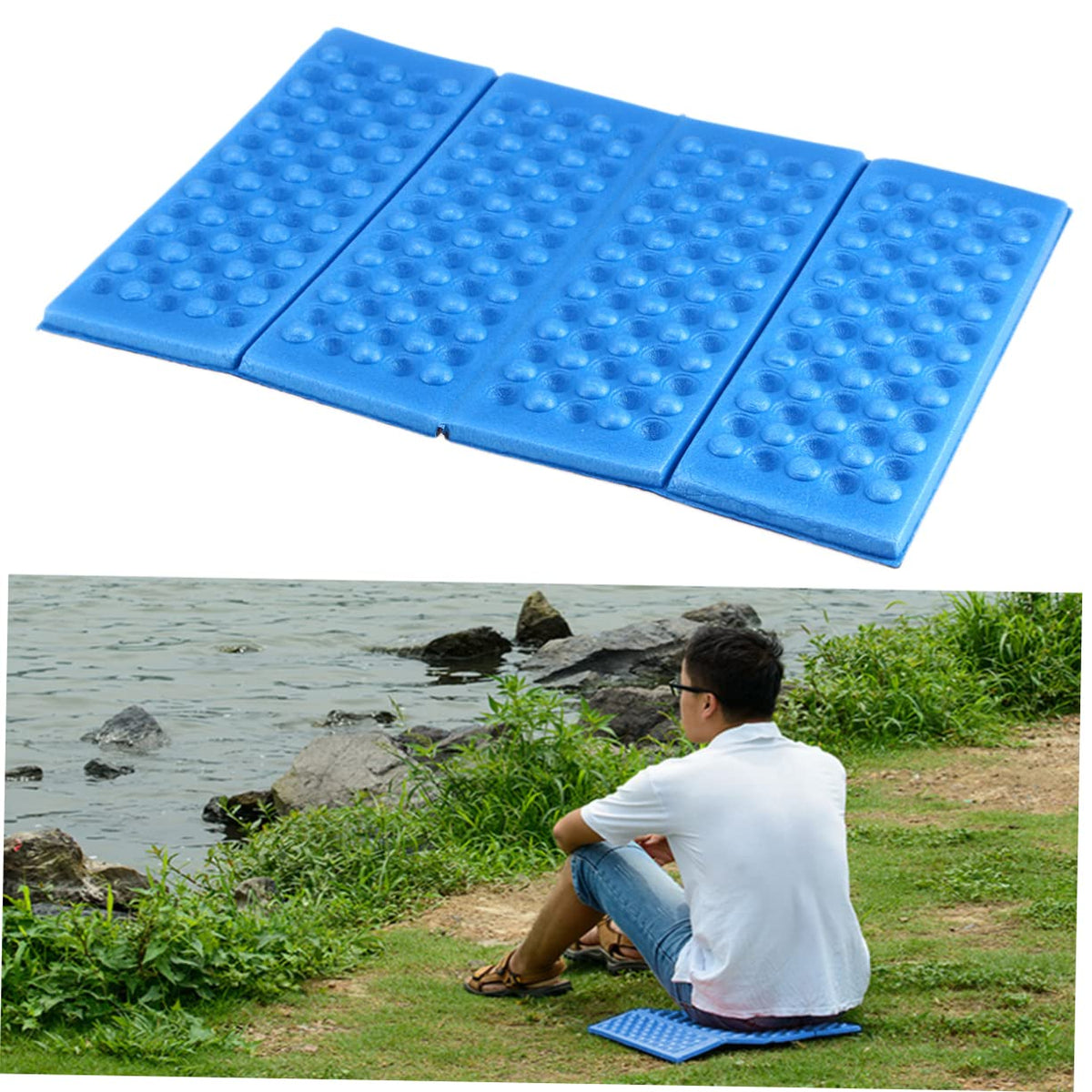 Portable Folding Seat Cushion 2 Pcs D5155