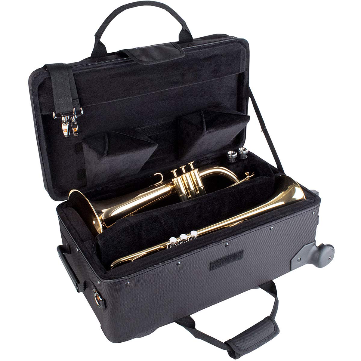 Trumpet/Auxiliary Combo Case with Wheels R652629