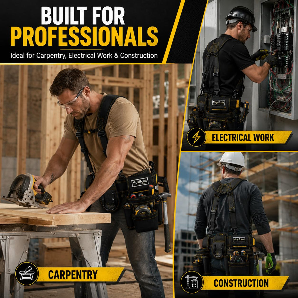 Heavy Duty Tool Belt with Suspenders F199