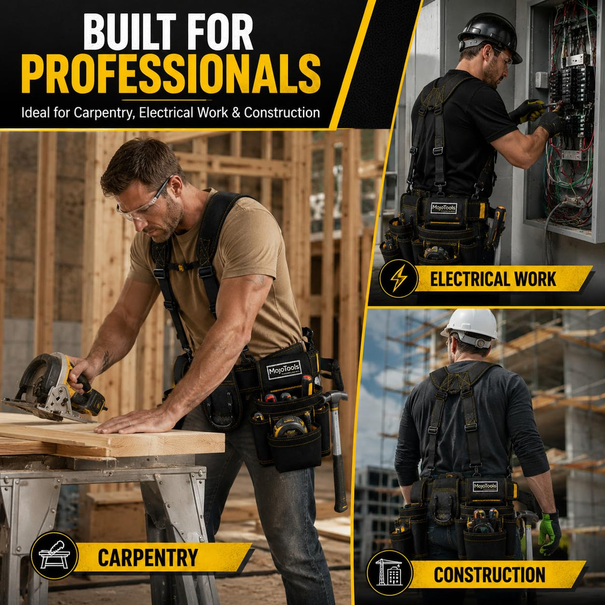 Heavy Duty Tool Belt with Suspenders F199