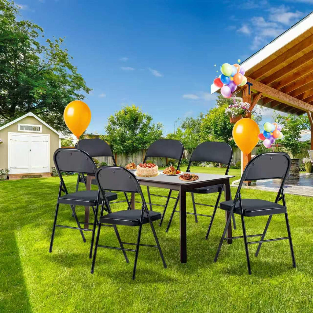 10 Pack Folding Chairs with Cushion G180