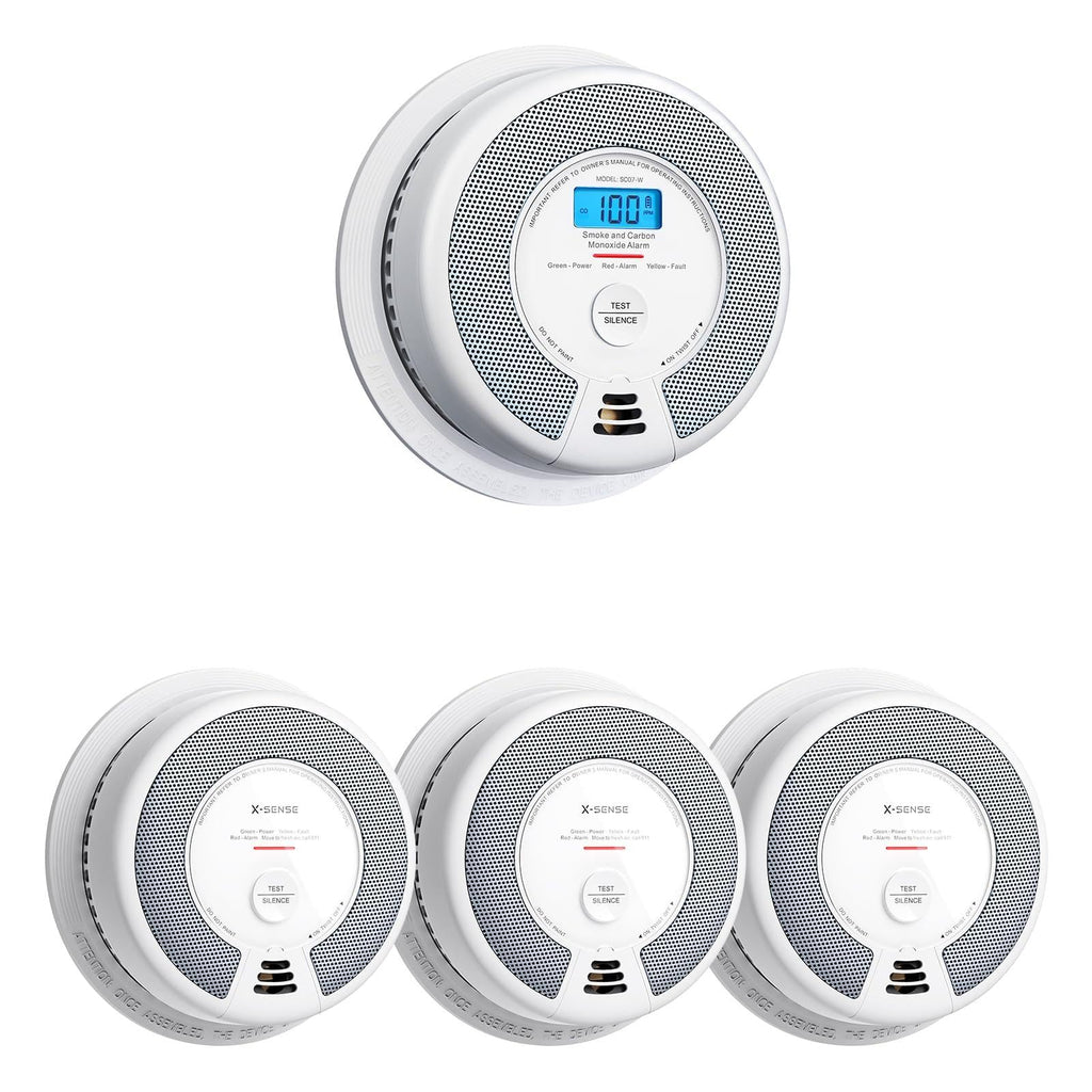 Wireless Interconnected Smoke and Carbon Monoxide Alarm 1-Pack and 3-Pack N5045