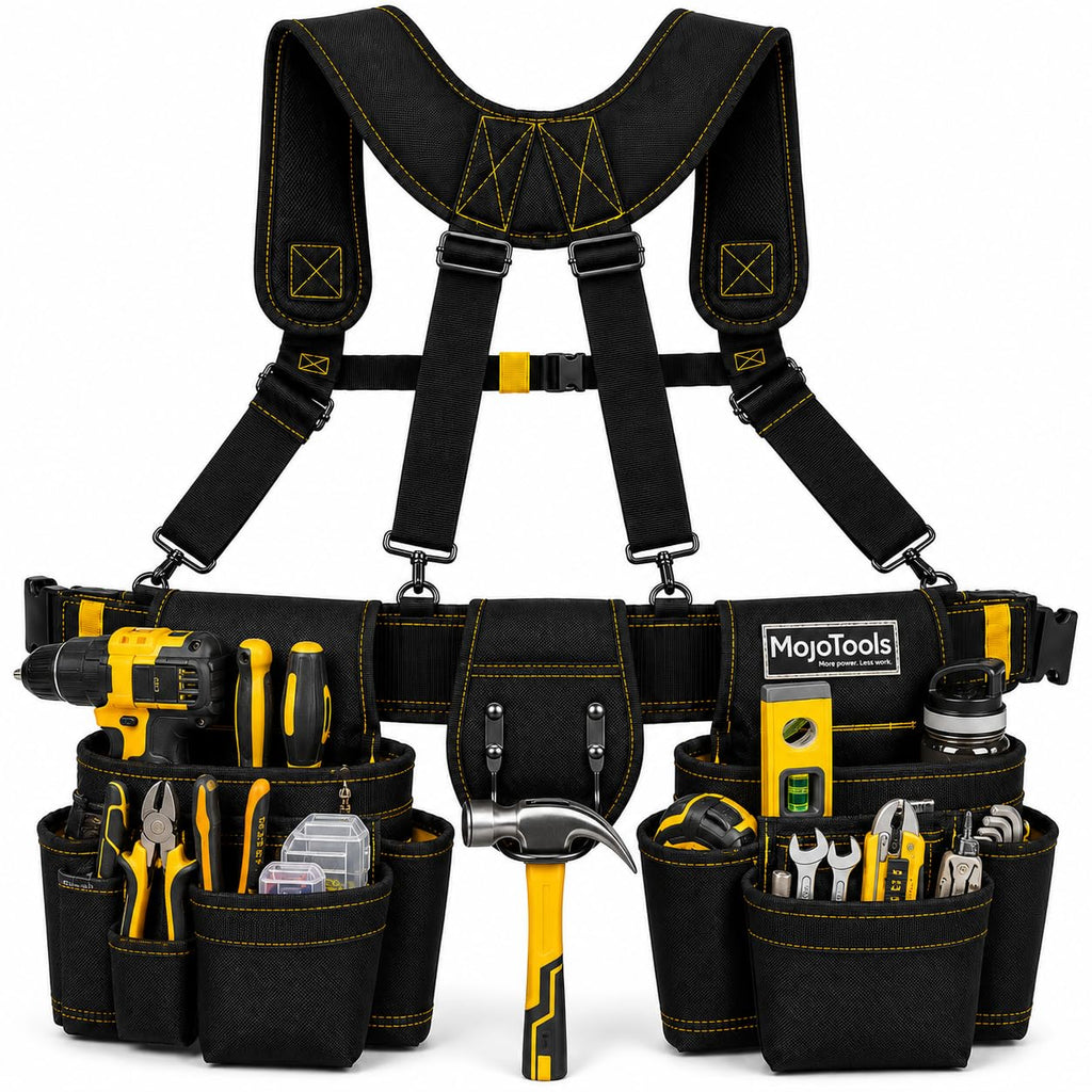 Heavy Duty Tool Belt with Suspenders F199