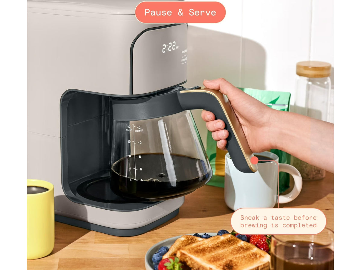 12-Cup Programmable Coffee Maker with Glass Carafe U397804