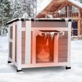 Insulated Weatherproof Outdoor Cat House D6724