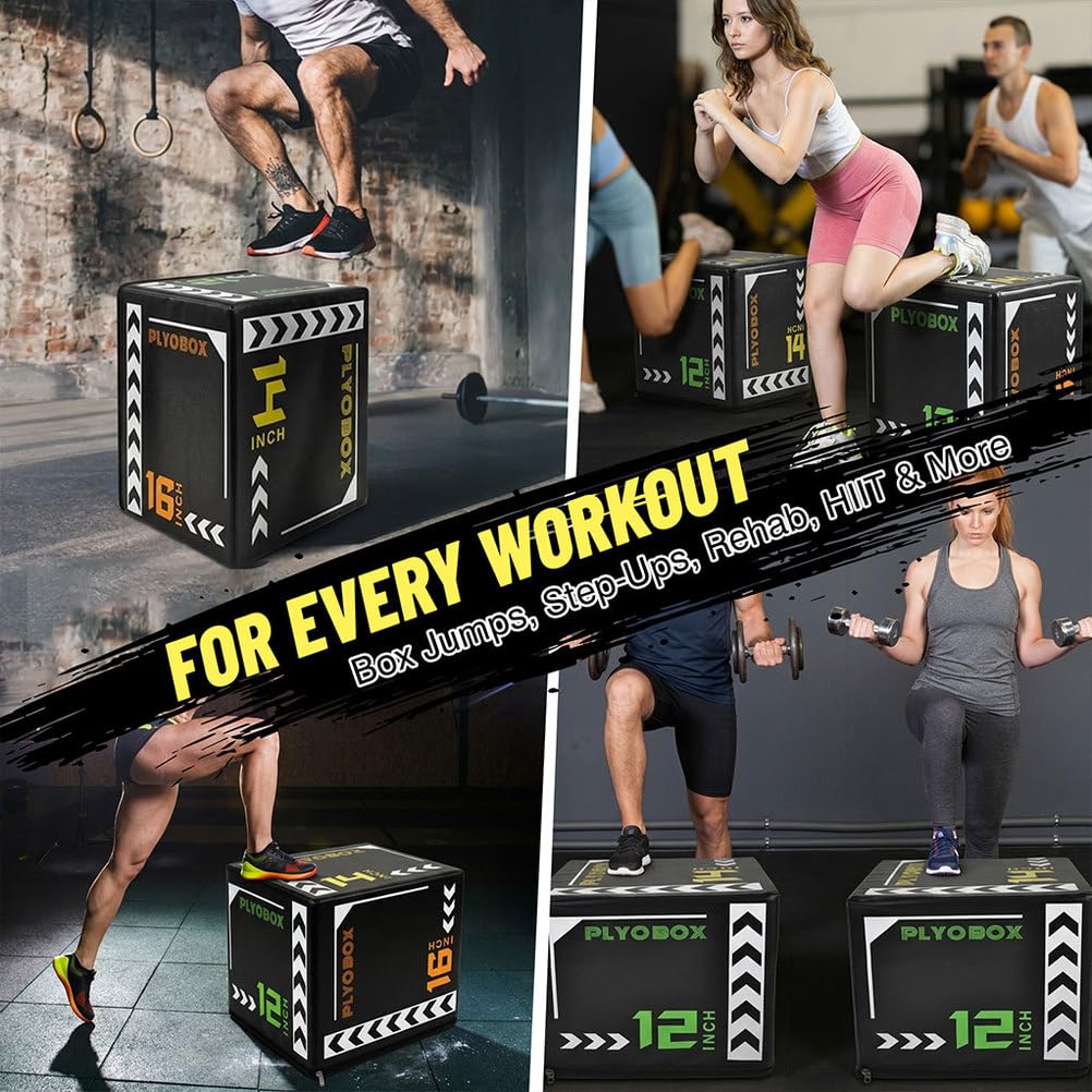 3-in-1 Foam Plyometric Jump Box O21179