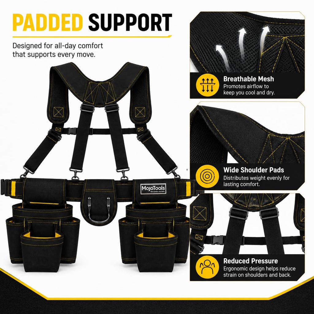 Heavy Duty Tool Belt with Suspenders F199