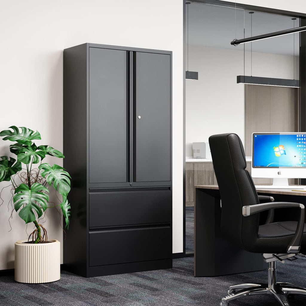 Metal Cabinets with Lockable Drawers and Doors U97247