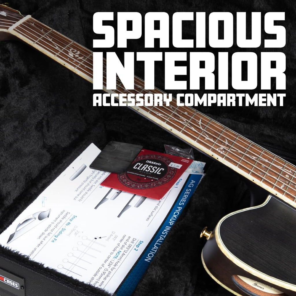 Hard-Shell Wood Case for Standard Electric Guitars I13564