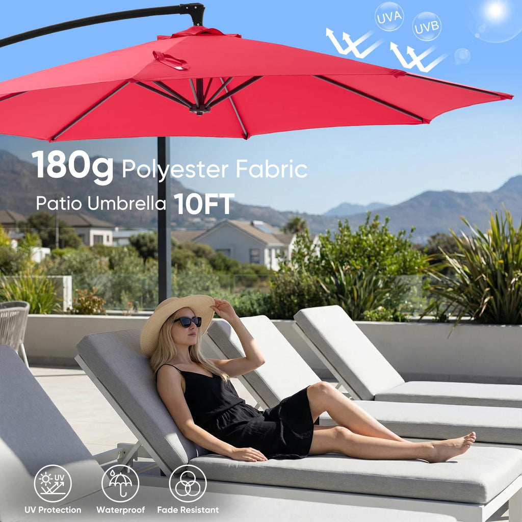 10FT Cantilever Patio Umbrella O78225