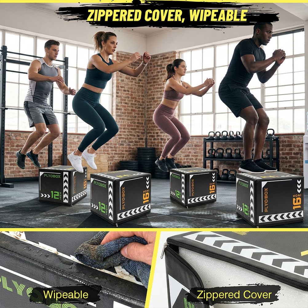 3-in-1 Foam Plyometric Jump Box O21179
