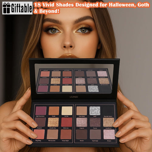 18 Colors Matte Shimmer Glitter Eyeshadow Palette O365748