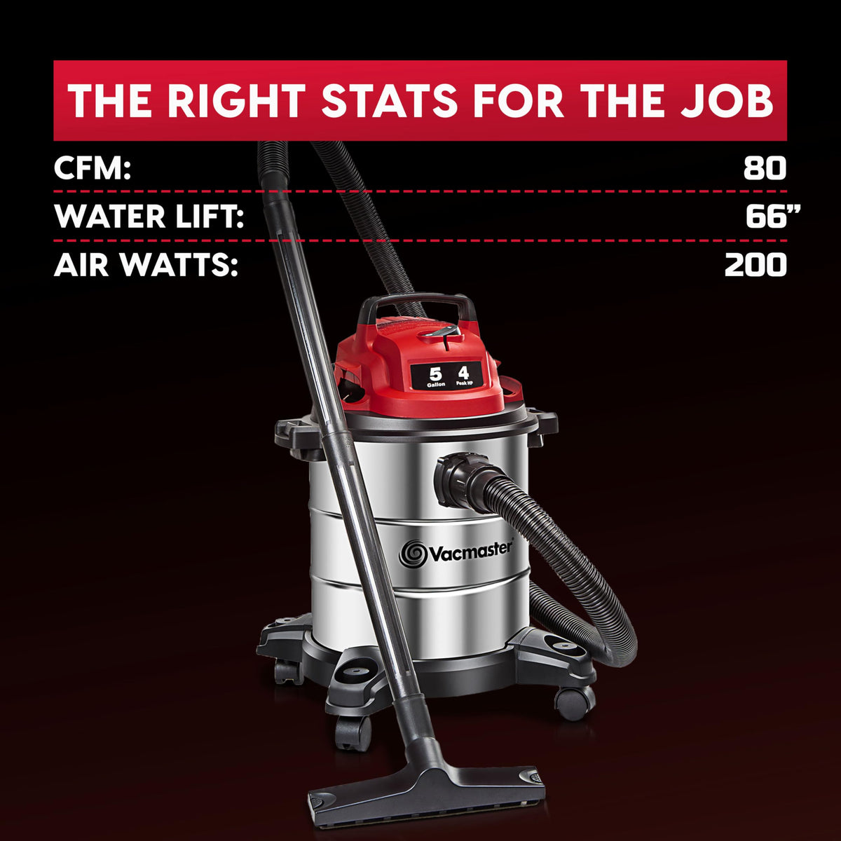 5-Gal Stainless Steel Wet/Dry Vac H868365