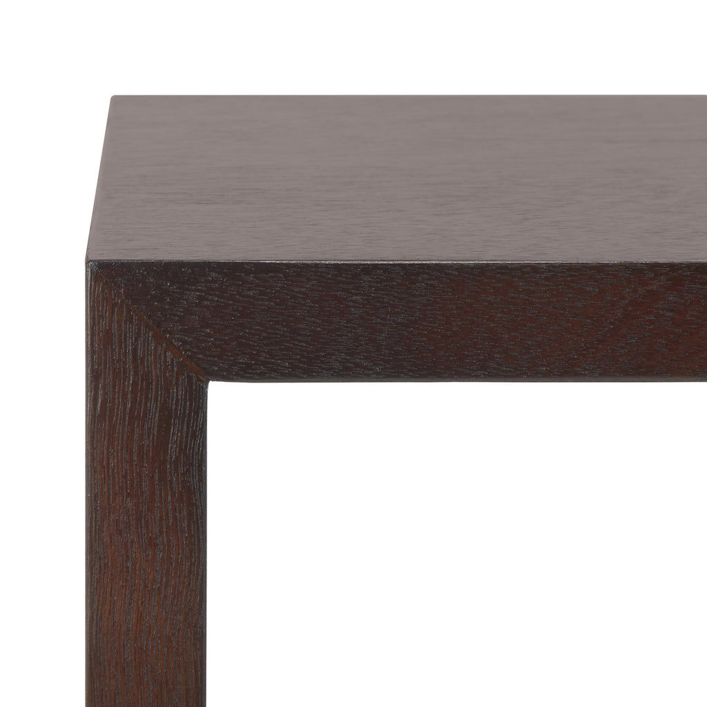 Dark Oak 2-Shelf 1-Drawer Console Table L76682