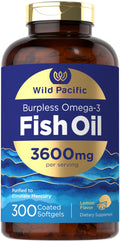 Fish Oil 3600 mg 300 Softgels Omega-3 K970548
