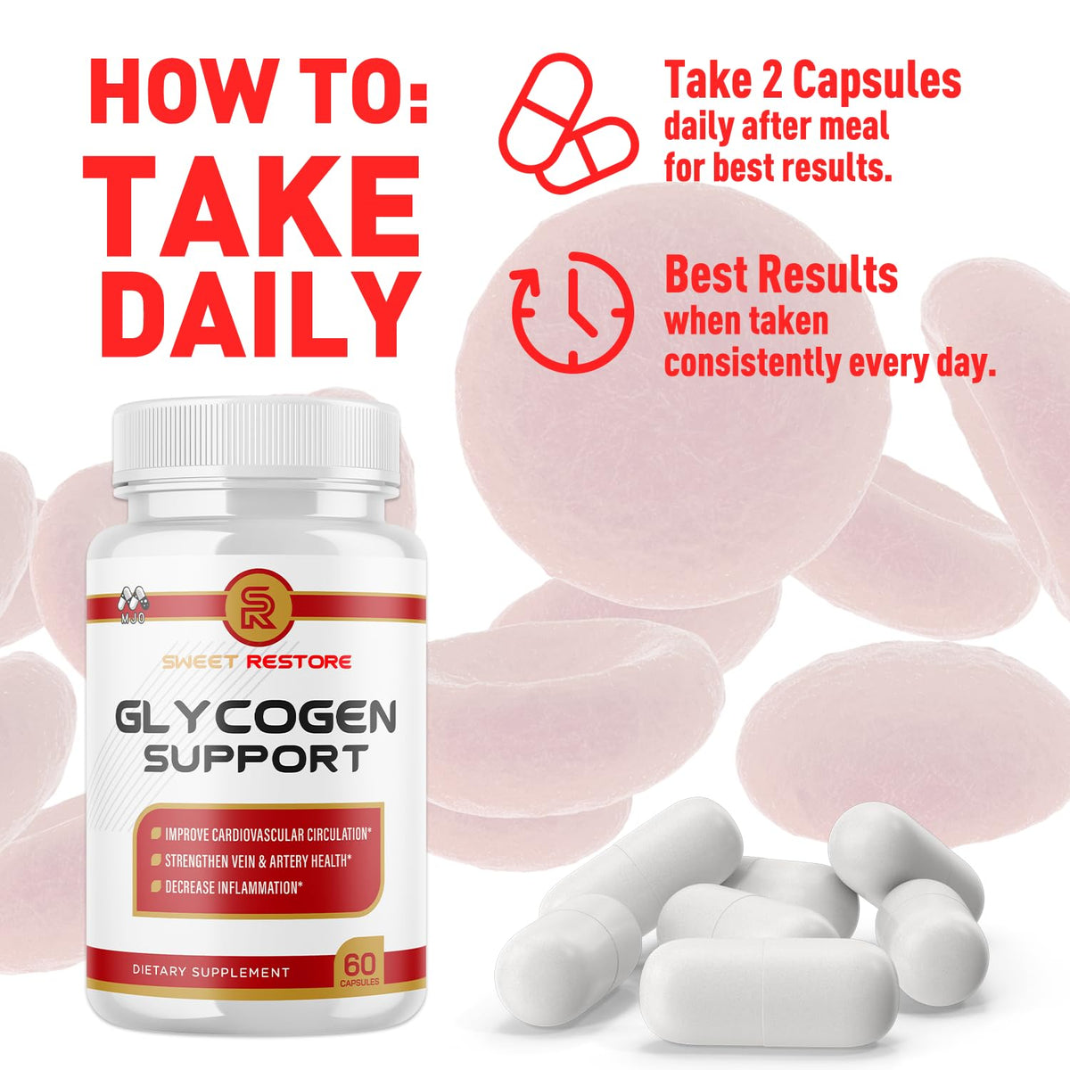 Glycogen Support Capsules 180 Capsules L8149