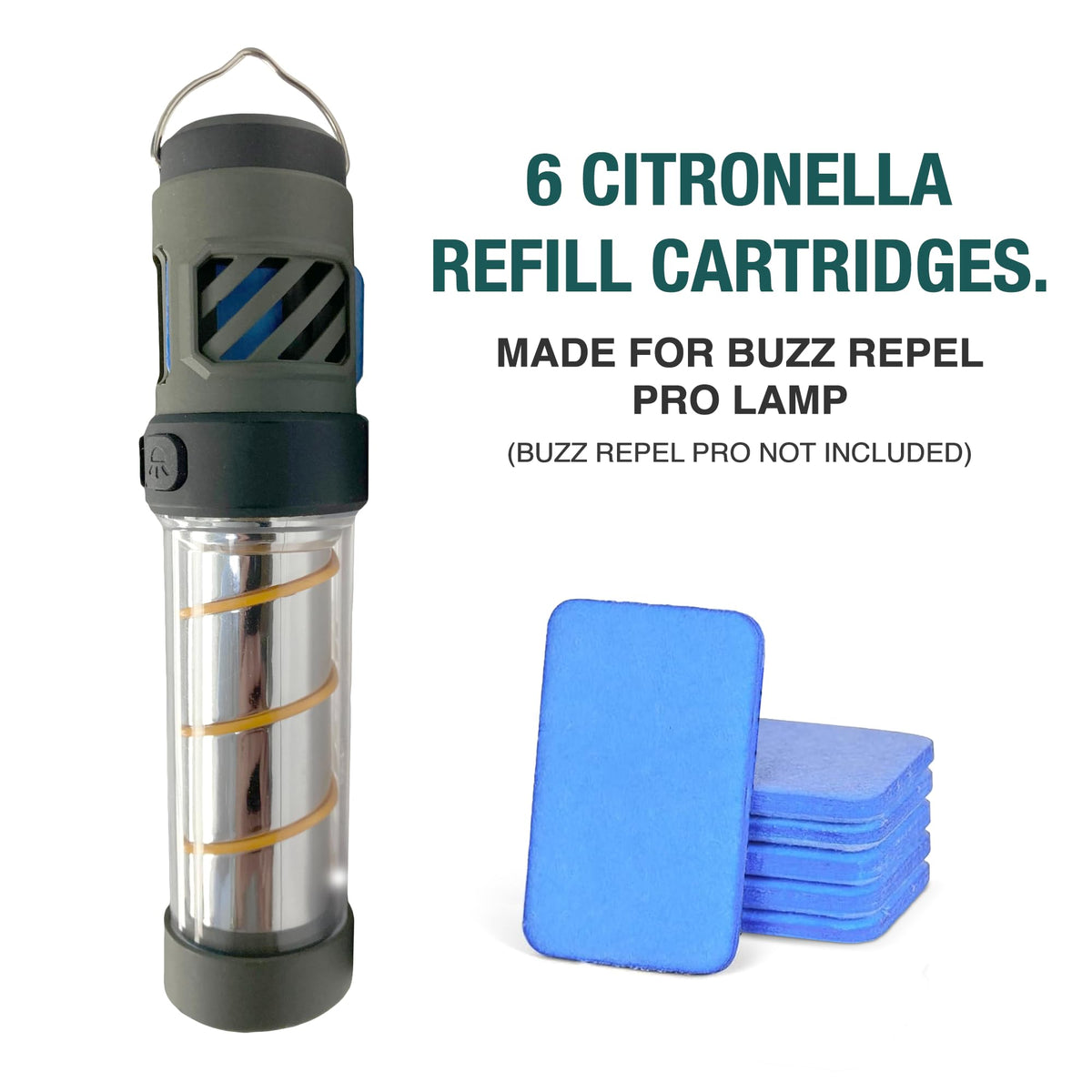 Mosquito Repellent Outdoor Lantern with 6 Citronella Refills Q55191