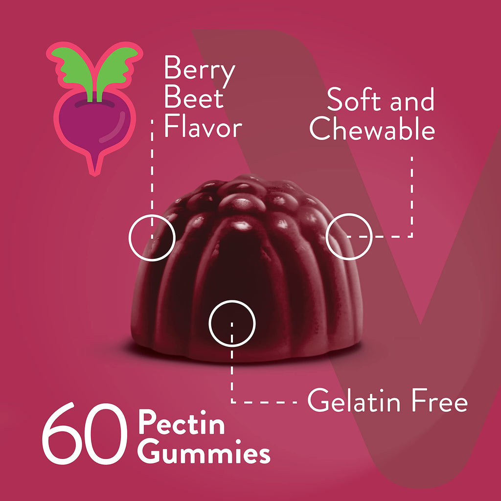 Beet Root Gummies with Magnesium & Vitamin C U325