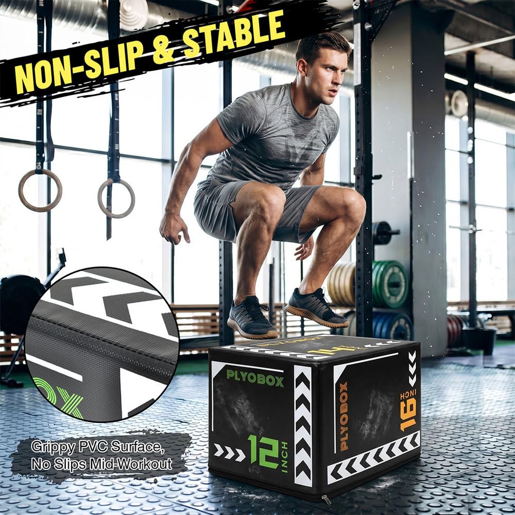 3-in-1 Foam Plyometric Jump Box O21179
