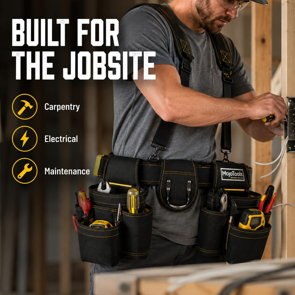 Heavy Duty Tool Belt with Suspenders F199