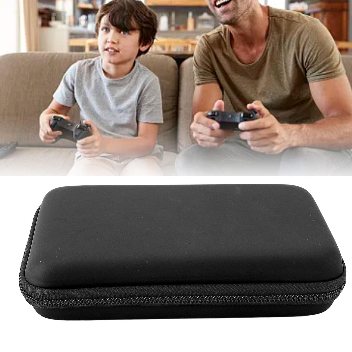 Black Hard Shell Carrying Case with 8 Game Slot H57919