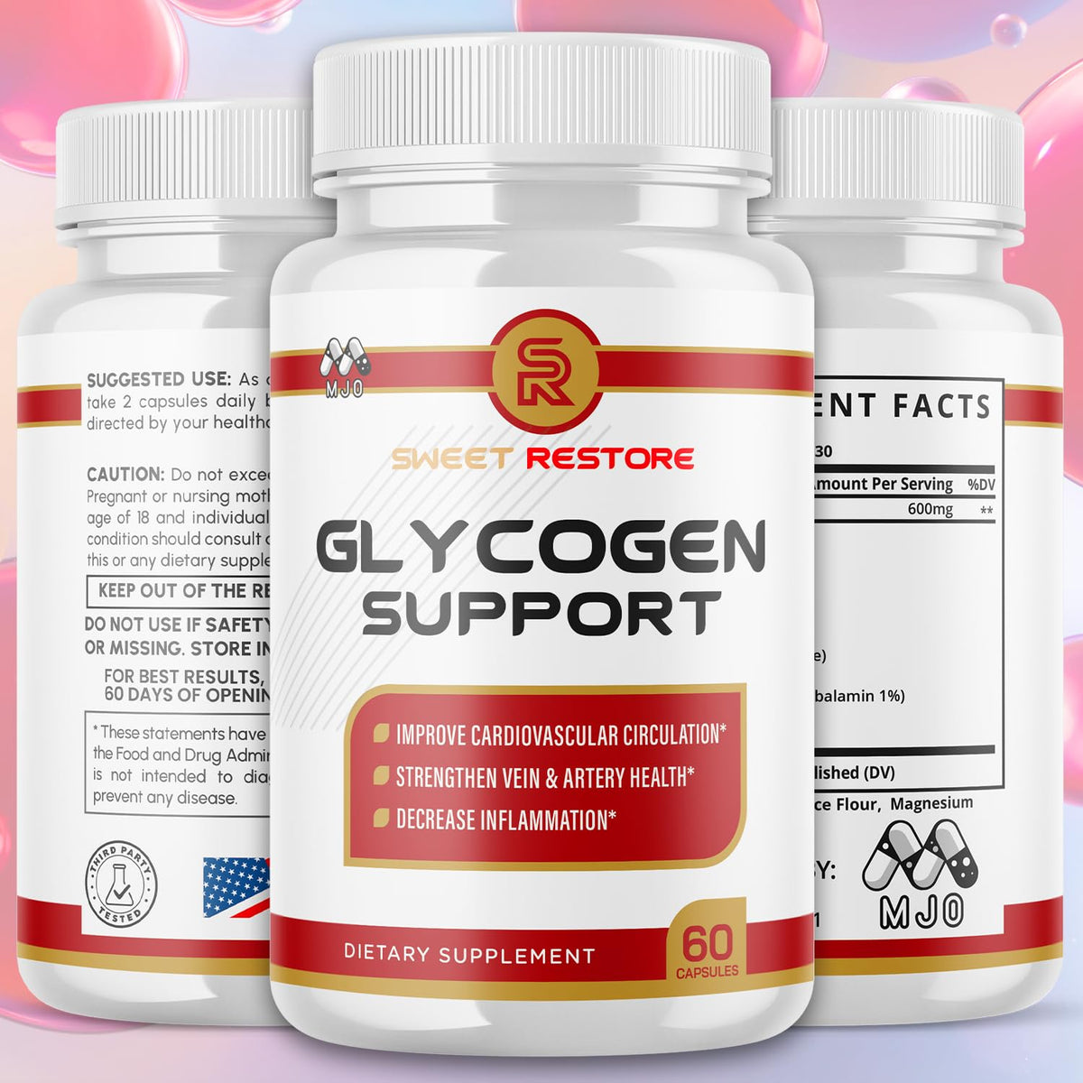 Glycogen Support Capsules 180 Capsules L8149