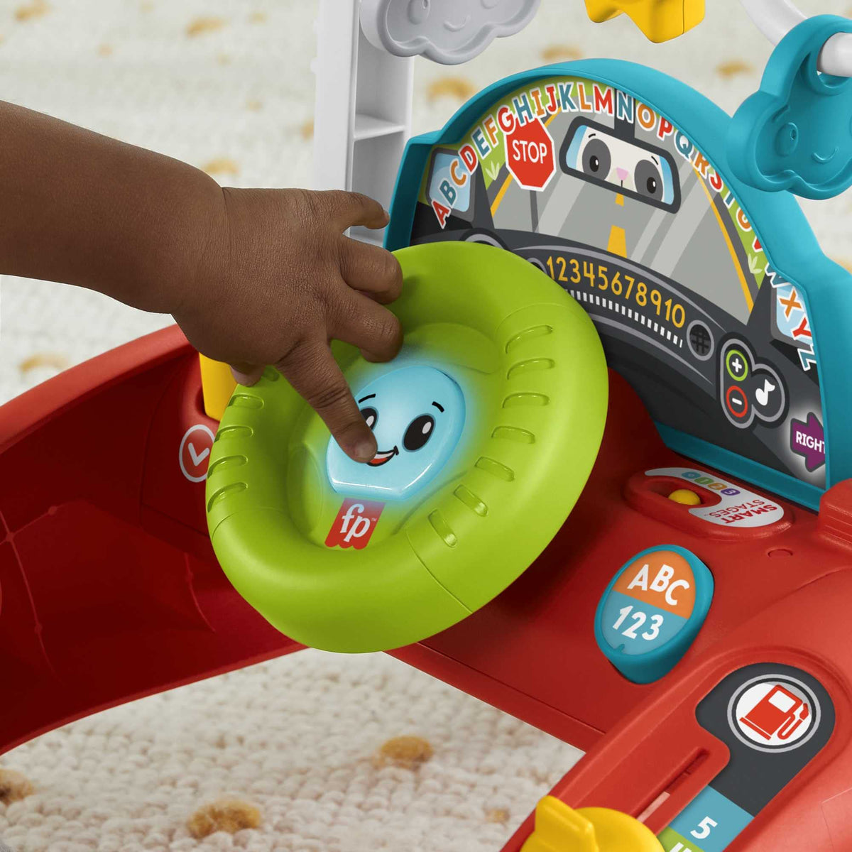 2-Sided Steady Speed Baby Walker with Learning Songs and Sounds S475