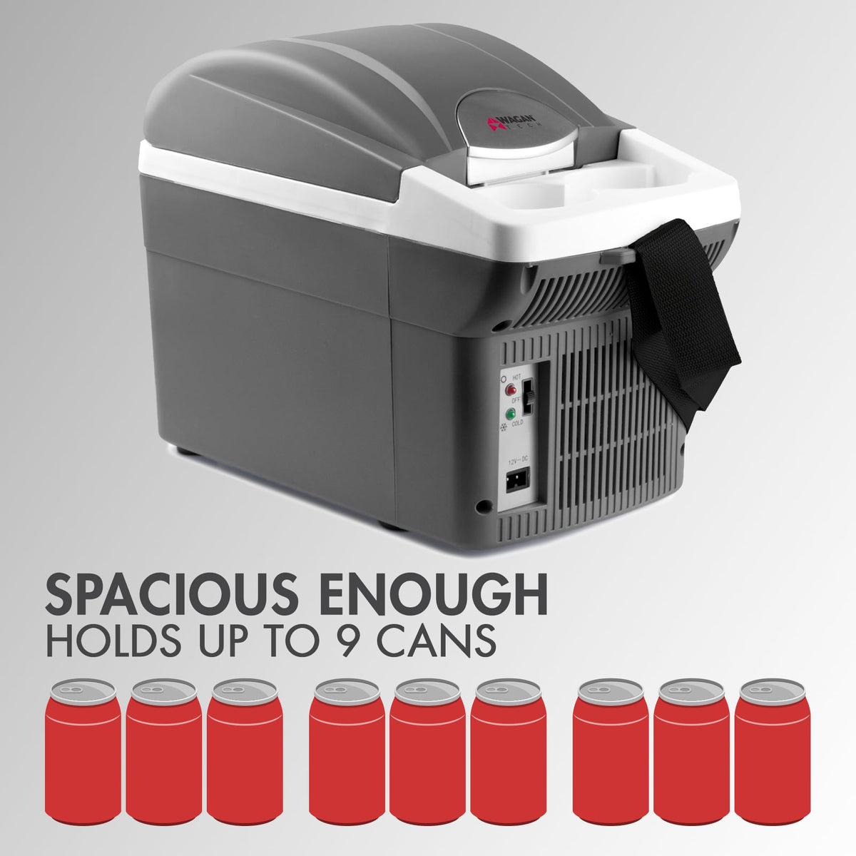 12V 6 Quart Portable Electric Cooler Warmer G272459