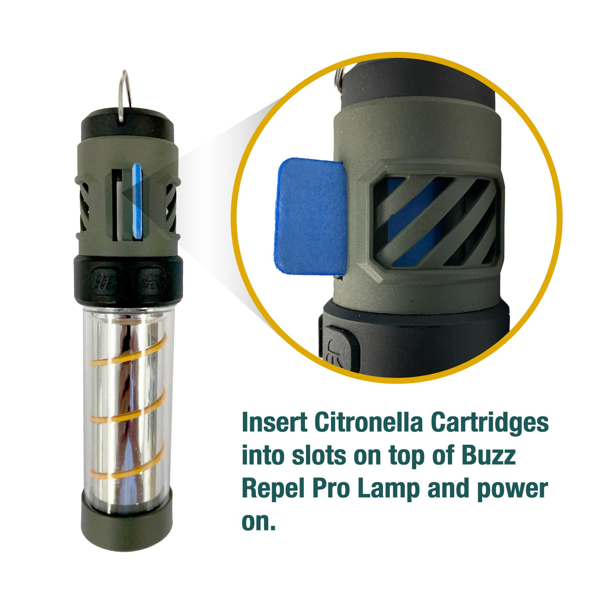 Mosquito Repellent Outdoor Lantern with 6 Citronella Refills Q55191