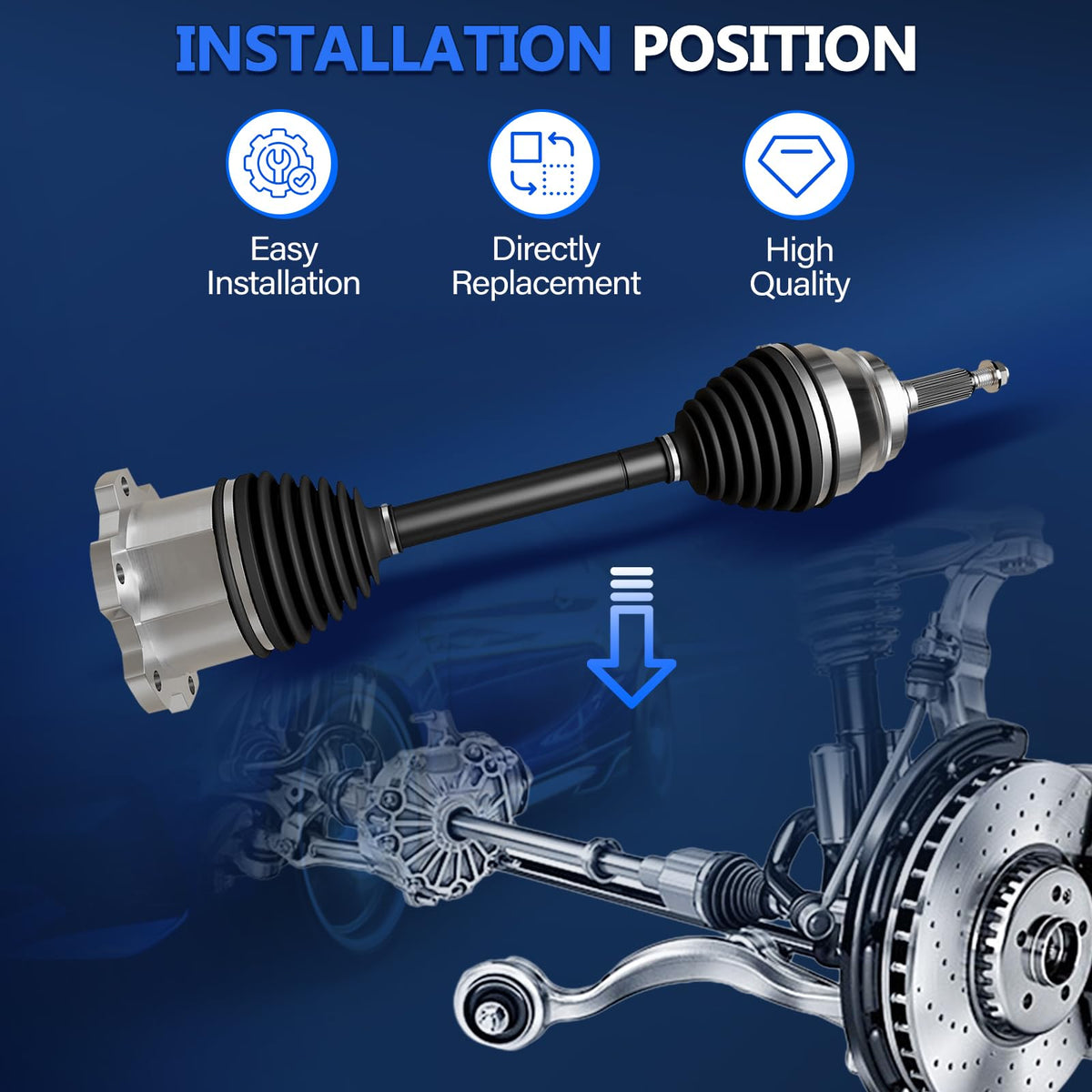CV Axle Front X823478