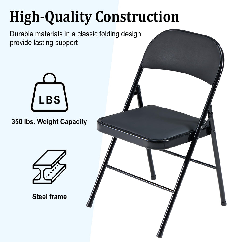 10 Pack Folding Chairs with Cushion G180