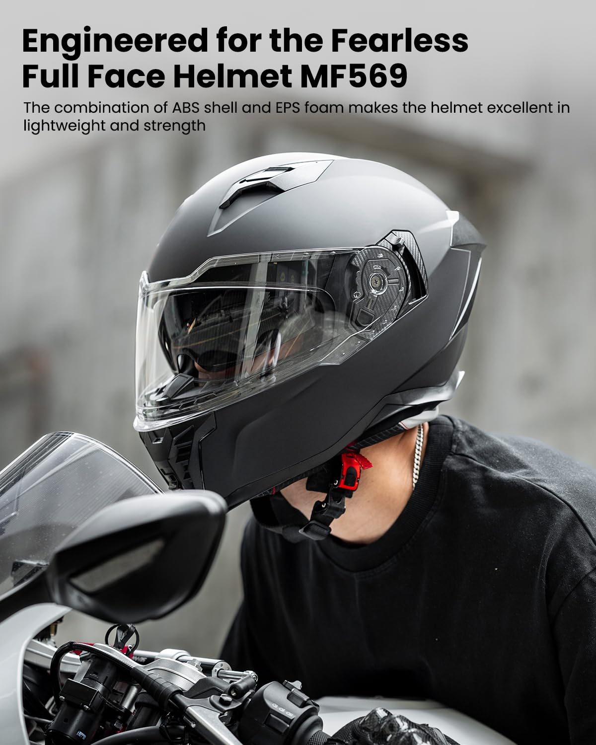 Full Face Motorcycle Helmet DOT Approved P821173