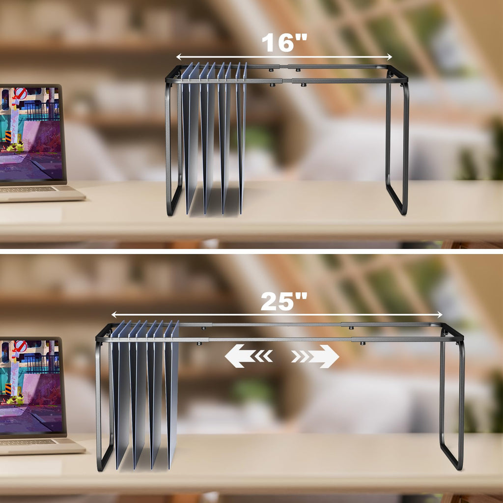 2 Set Adjustable Hanging File Folder Frame F650723