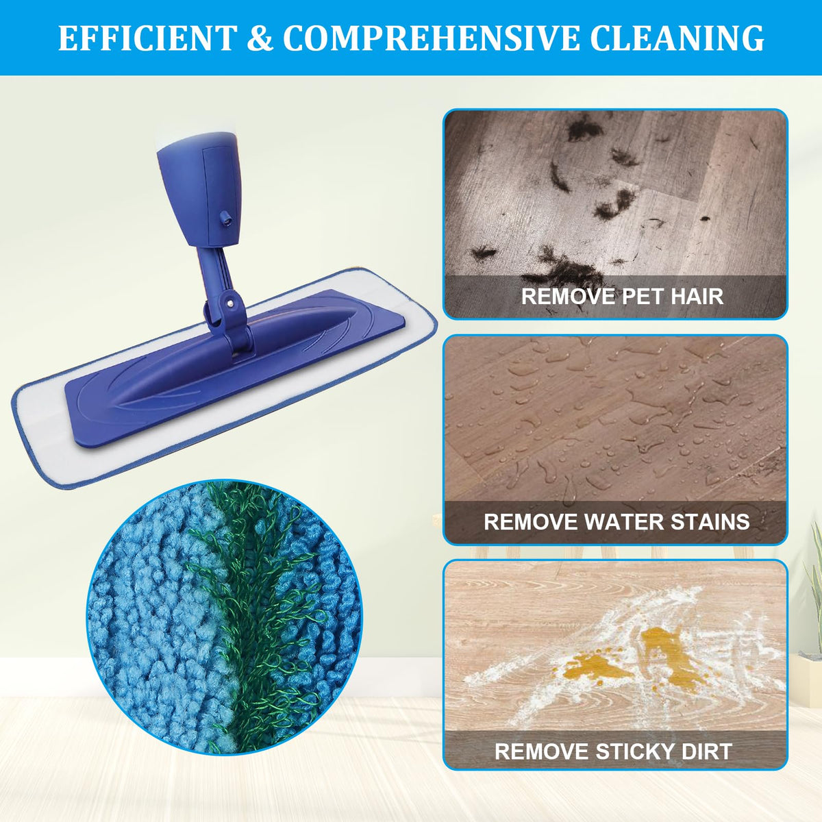 Washable Reusable Mop Pads E927580