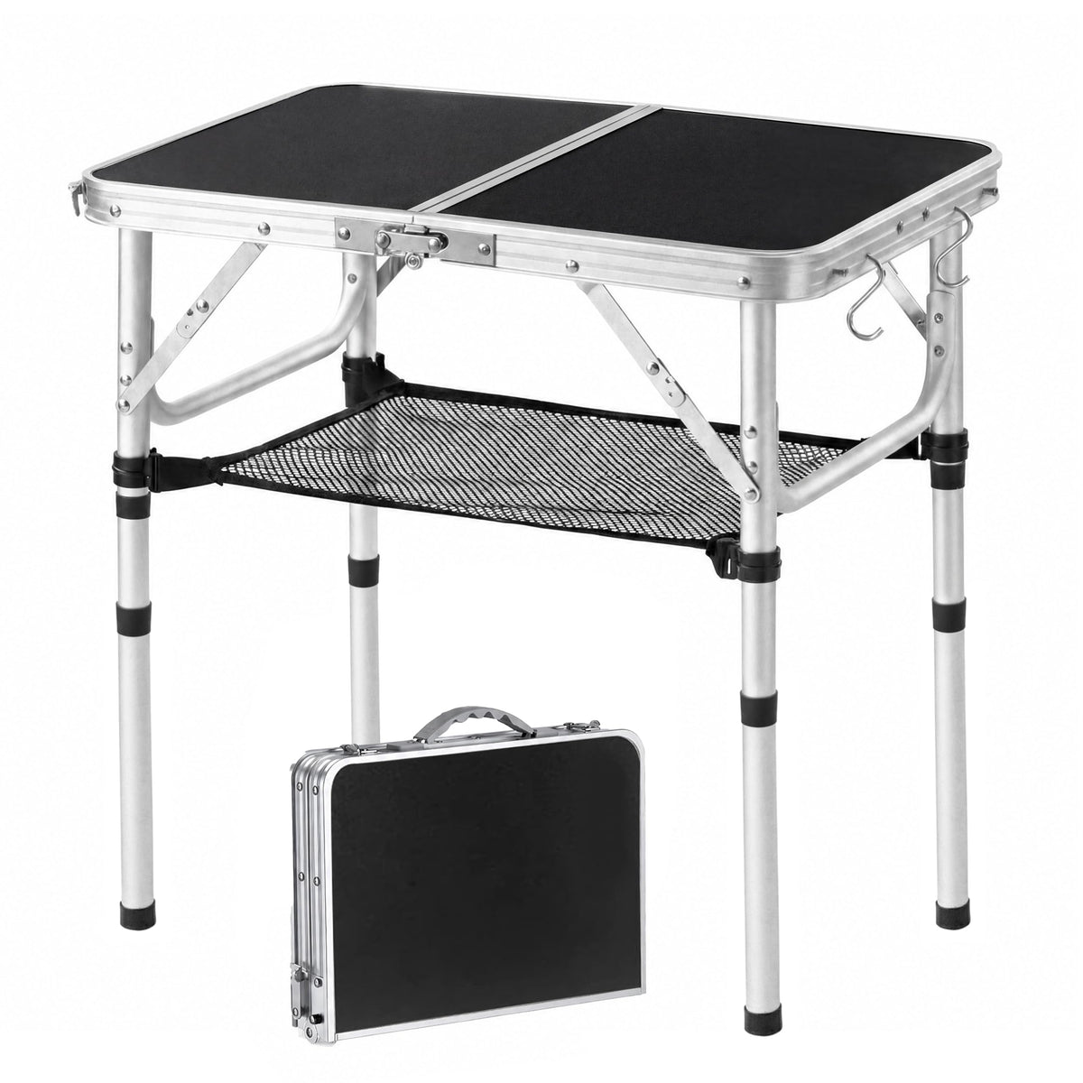 Small Folding Table 2ft with Mesh Holder L1163