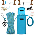 100FT Portable Dog Tie Out Cable for 2 Dogs C9492
