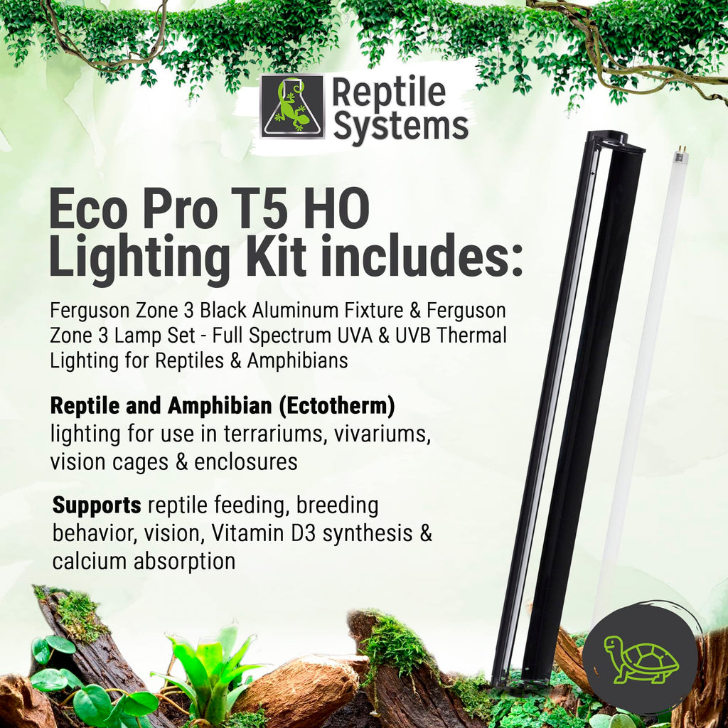 36in 39w Reptile Lighting Kit with HOT5 Lamp D7307