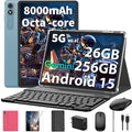 Android 15 Tablet 10 Inch with Keyboard 24GB+256GB+2TB Expand G776576