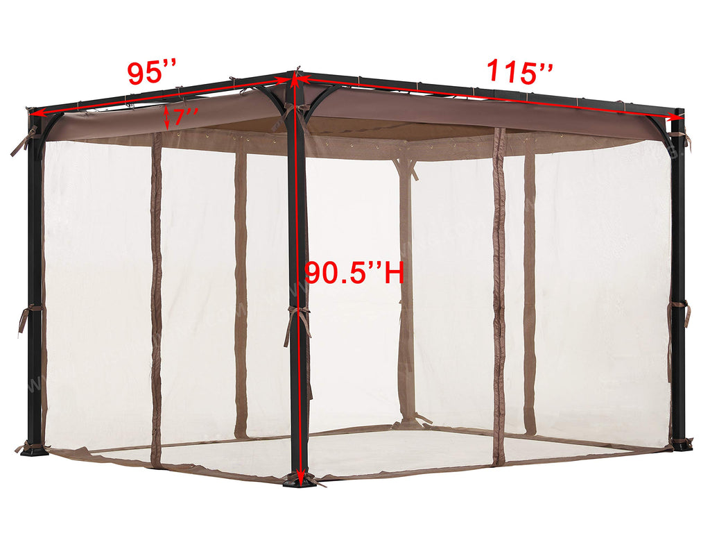 Brown Replacement Mosquito Net T57102