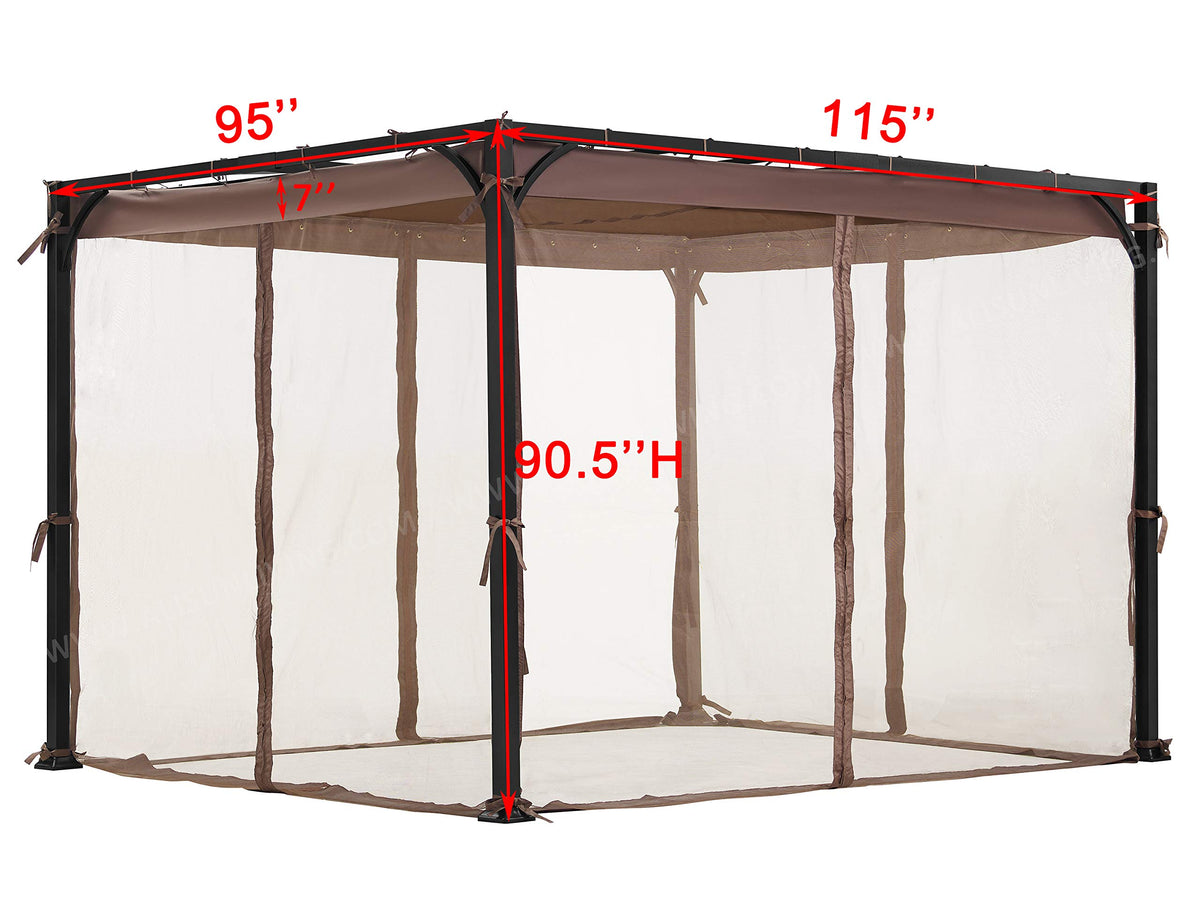 Brown Replacement Mosquito Net T57102