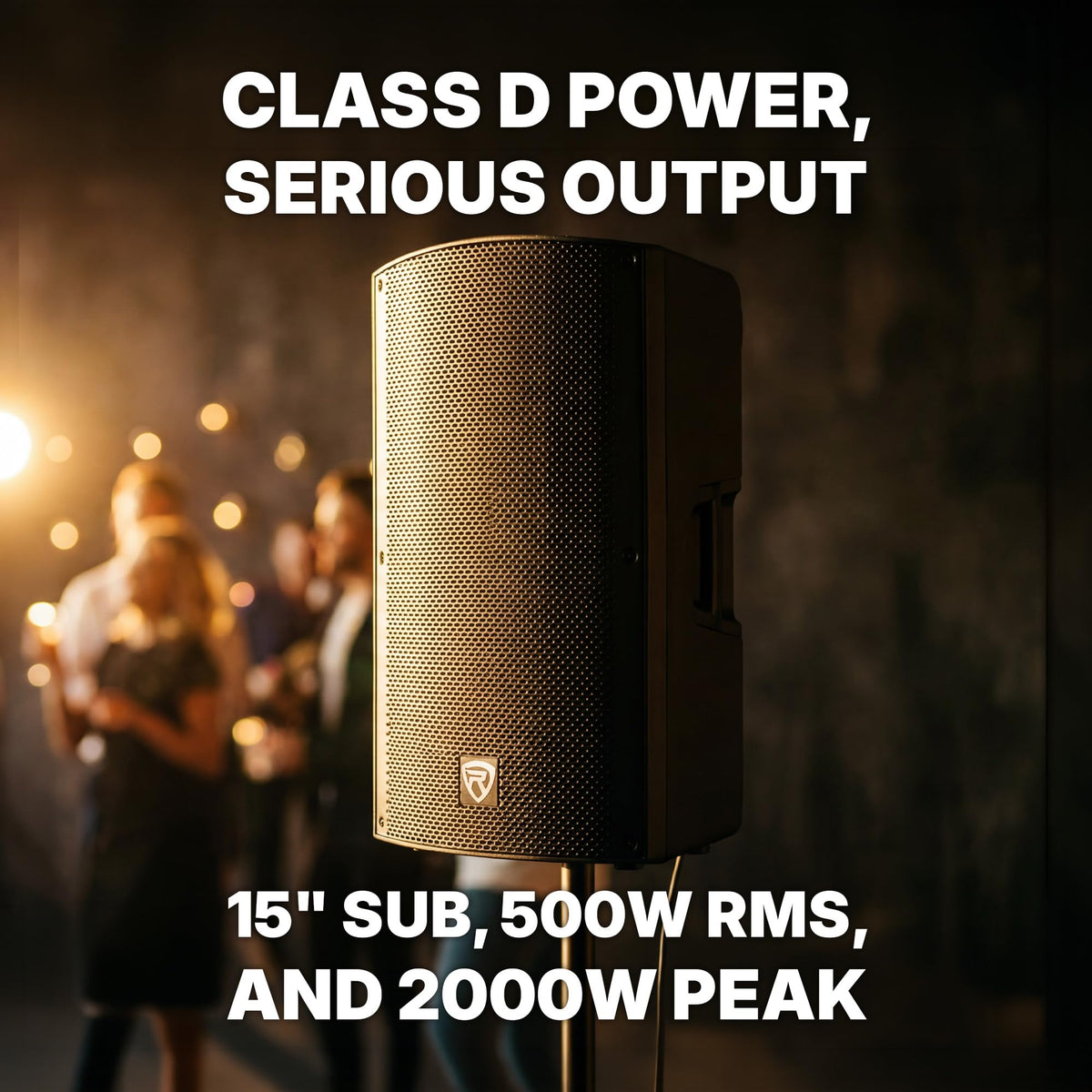 15" Powered PA Speaker with Bluetooth Q86403